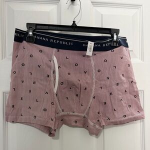 BNWT BANANA REPUBLIC MEN'S LOVE VALENTINE'S DAY BOXER BRIEF US SIZE LARGE (L)